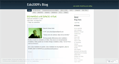 Desktop Screenshot of edo2009.wordpress.com