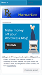 Mobile Screenshot of pharmerdon.wordpress.com