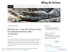 Tablet Screenshot of blog2beton.wordpress.com