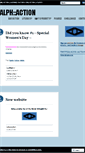 Mobile Screenshot of alphaction.wordpress.com