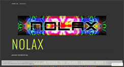 Desktop Screenshot of nolax.wordpress.com