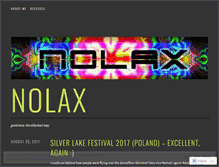 Tablet Screenshot of nolax.wordpress.com