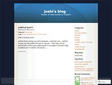 Tablet Screenshot of joshisri.wordpress.com