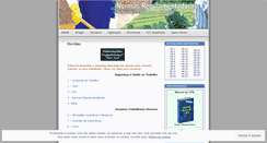 Desktop Screenshot of normasregulamentadoras.wordpress.com