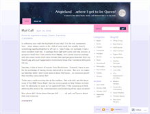 Tablet Screenshot of angieland.wordpress.com