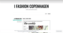 Desktop Screenshot of ifashioncopenhagen.wordpress.com