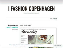 Tablet Screenshot of ifashioncopenhagen.wordpress.com