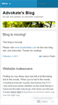 Mobile Screenshot of myadvokate.wordpress.com
