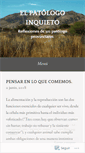 Mobile Screenshot of elpatologoinquieto.wordpress.com