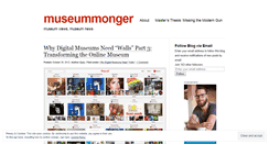 Desktop Screenshot of museummonger.wordpress.com