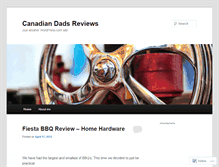 Tablet Screenshot of canadiandadreviews.wordpress.com