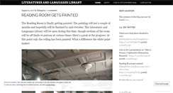 Desktop Screenshot of litlanglibrary.wordpress.com