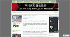 Desktop Screenshot of batangkalimassacre.wordpress.com