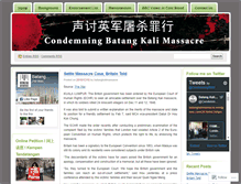 Tablet Screenshot of batangkalimassacre.wordpress.com