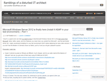 Tablet Screenshot of itarchitectramblings.wordpress.com