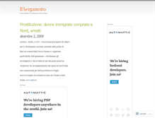 Tablet Screenshot of bergamotto.wordpress.com