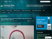 Tablet Screenshot of ciaciasg.wordpress.com
