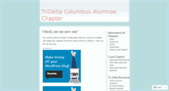 Desktop Screenshot of columbustridelta.wordpress.com