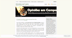 Desktop Screenshot of opinioesemcampo.wordpress.com
