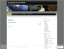 Tablet Screenshot of encuentroenelhuerto.wordpress.com