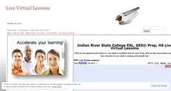 Desktop Screenshot of livevirtuallessons.wordpress.com