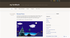 Desktop Screenshot of myfurdiburb.wordpress.com