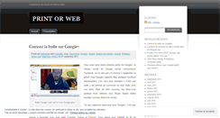 Desktop Screenshot of printorweb.wordpress.com