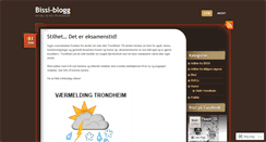 Desktop Screenshot of bissiblogg.wordpress.com