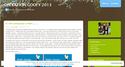 Desktop Screenshot of operationgoofy2013.wordpress.com