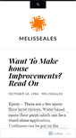Mobile Screenshot of melisseales.wordpress.com