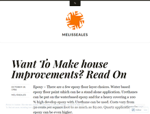 Tablet Screenshot of melisseales.wordpress.com