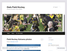 Tablet Screenshot of owlsfieldhockey.wordpress.com