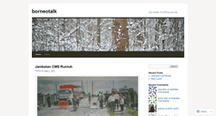 Desktop Screenshot of borneotalk.wordpress.com