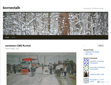 Tablet Screenshot of borneotalk.wordpress.com