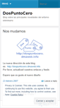 Mobile Screenshot of dospuntocero.wordpress.com