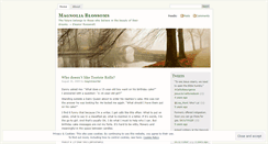 Desktop Screenshot of magnoliawriter.wordpress.com