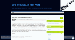 Desktop Screenshot of lifestrugglesformen.wordpress.com