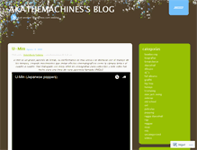 Tablet Screenshot of akathemachines.wordpress.com