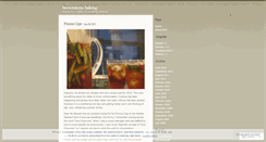 Desktop Screenshot of brownstonebaking.wordpress.com