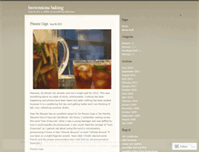 Tablet Screenshot of brownstonebaking.wordpress.com