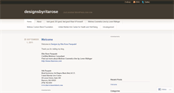 Desktop Screenshot of designsbyritarose.wordpress.com