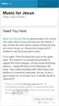 Mobile Screenshot of musicforj.wordpress.com
