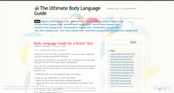 Desktop Screenshot of bodylanguageguide.wordpress.com