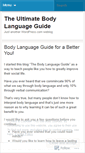 Mobile Screenshot of bodylanguageguide.wordpress.com