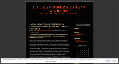 Desktop Screenshot of lauragomezapata.wordpress.com