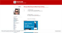 Desktop Screenshot of insertcode.wordpress.com