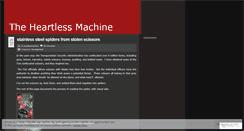 Desktop Screenshot of heartlessmachine.wordpress.com