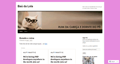 Desktop Screenshot of baudalola.wordpress.com