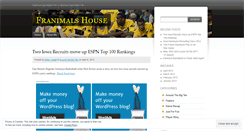 Desktop Screenshot of iowabballfan.wordpress.com