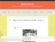 Tablet Screenshot of nguyetthanhcac.wordpress.com
